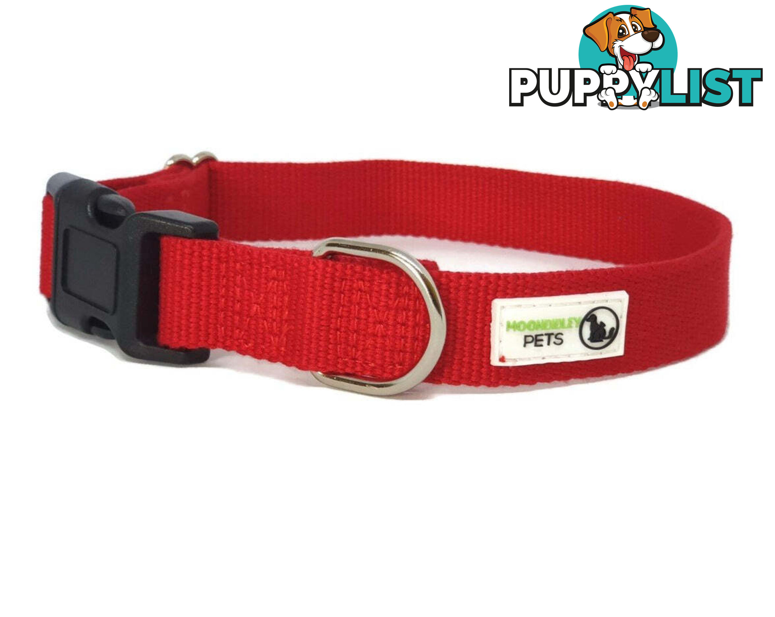 100% Pure Bamboo Fibre Dog Collar Plastic Buckle - Moondidley Pets - MDPCOLBAMLPNK