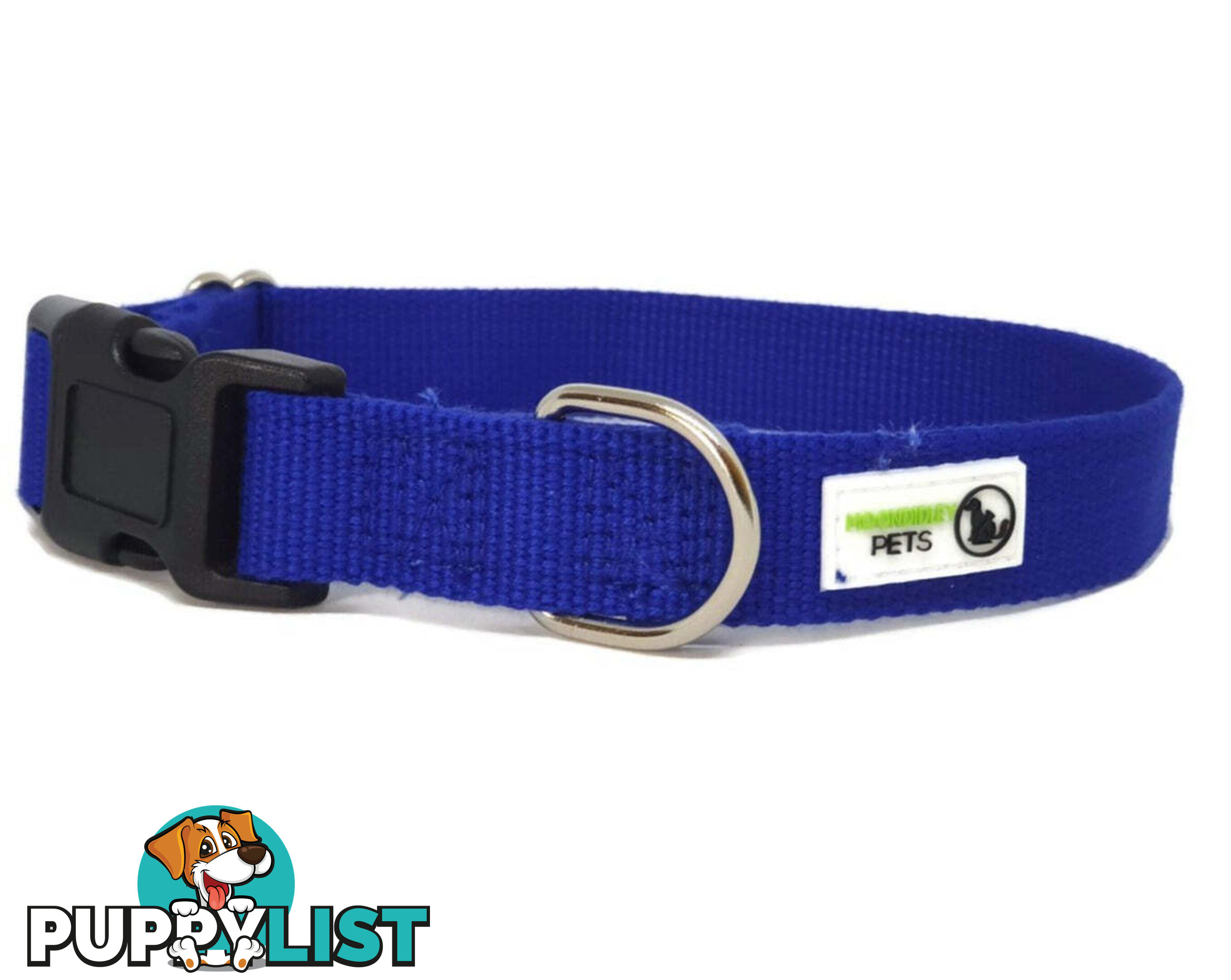 100% Pure Bamboo Fibre Dog Collar Plastic Buckle - Moondidley Pets - MDPCOLBAMLPNK