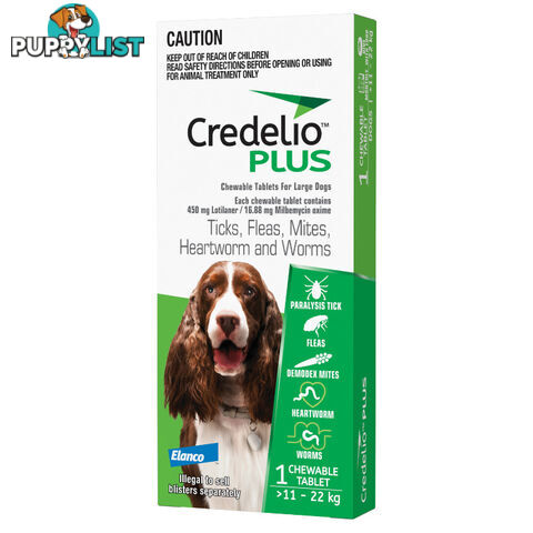 Credelio Plus Ticks, Fleas, Mites, Heartworm, and Worms - EDACPDXL1