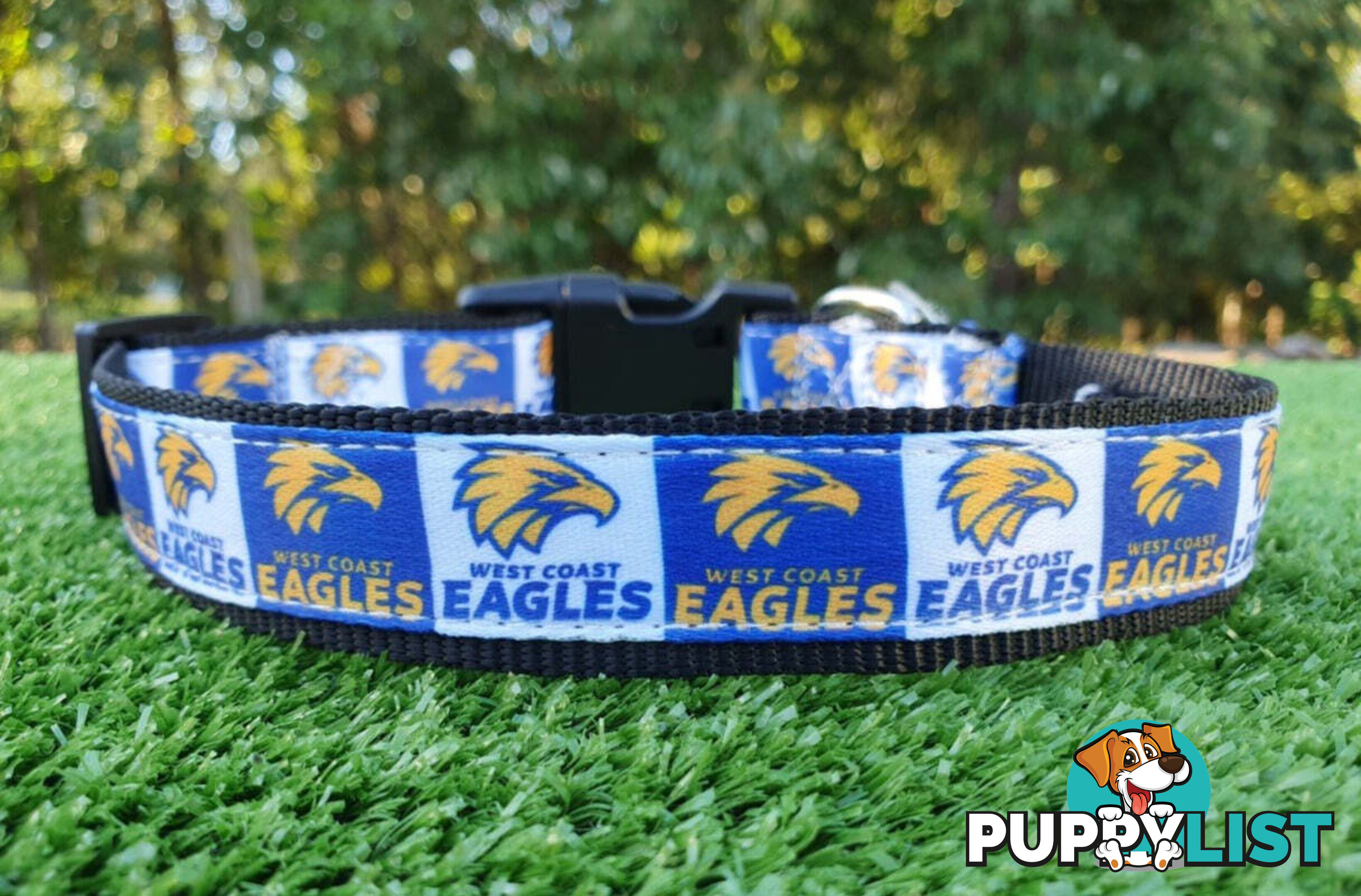 AFL Dog Collars, Footy - Aussie Rules - Moondidley Pets - MDPCOLAFLSSS