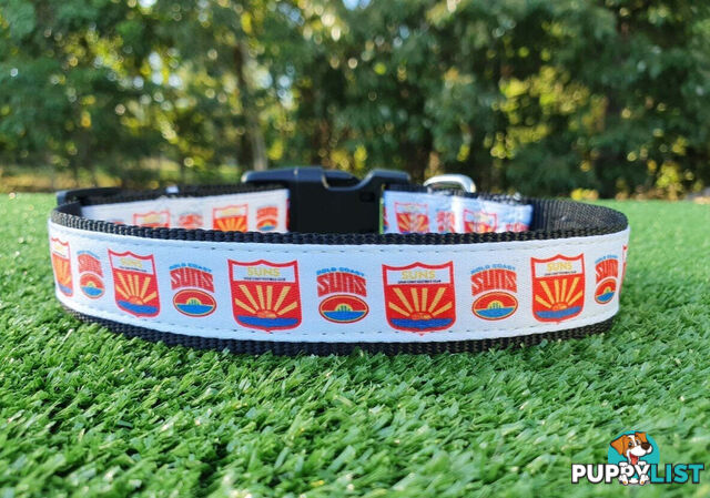 AFL Dog Collars, Footy - Aussie Rules - Moondidley Pets - MDPCOLAFLSSS