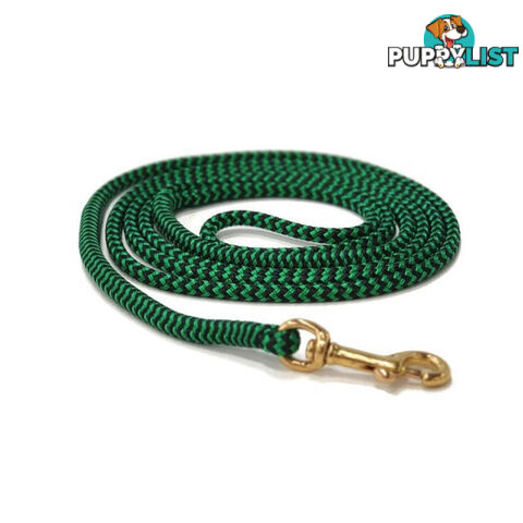 1.8m Long Lead 6mm Rope No Stitching - Yarnix - YNXLD6MM-BLK-BLU