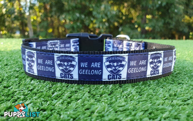 AFL Dog Collars, Footy - Aussie Rules - Moondidley Pets - MDPCOLAFLSCM