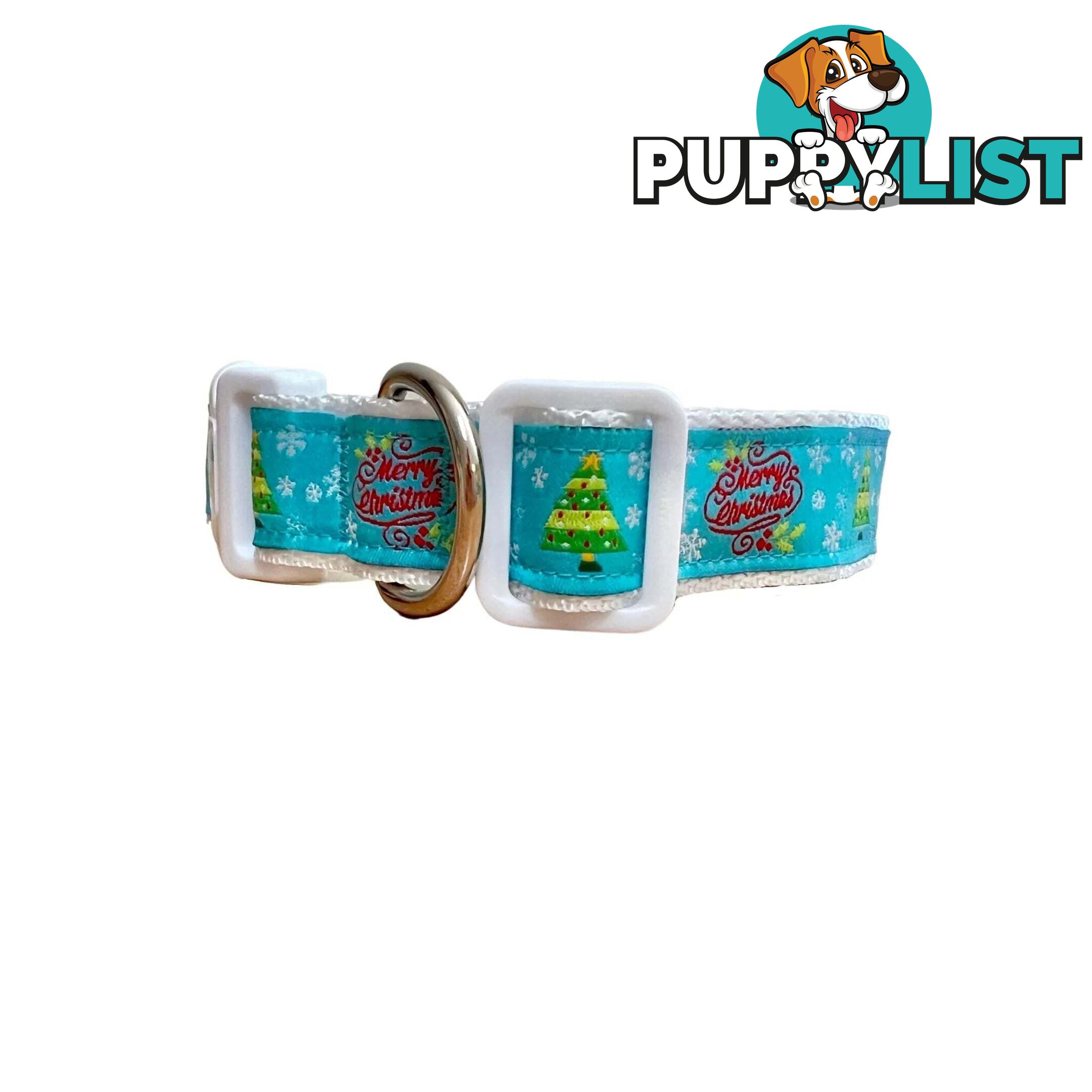 Christmas Dog Collar / Reindeer / Santa / XS - L - Hand Made by The Bark Side - TBSCHRMEDREI