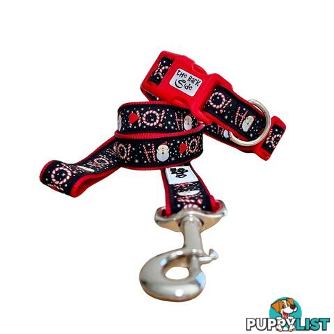 Christmas Dog Collar / Reindeer / Santa / XS - L - Hand Made by The Bark Side - TBSCHRMEDREI