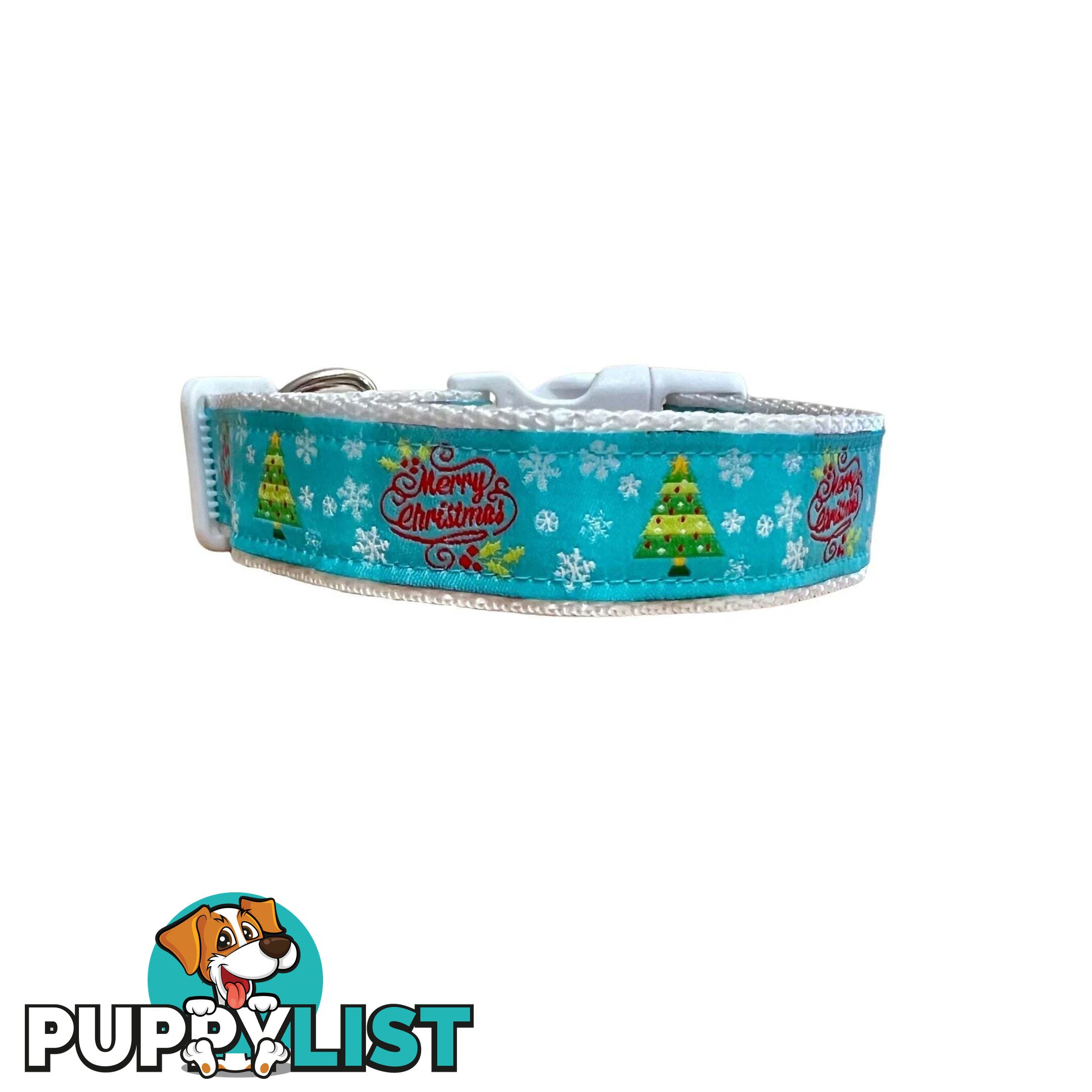 Christmas Dog Collar / Reindeer / Santa / XS - L - Hand Made by The Bark Side - TBSCHRMEDREI