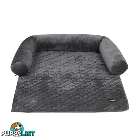 Pet Protector Sofa Cover Dog Cat Waterproof Couch Cushion Slipcovers PaWz - WB-PT1123-M-GY