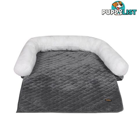Pet Protector Sofa Cover Dog Cat Waterproof Couch Cushion Slipcovers PaWz - WB-PT1123-M-GY