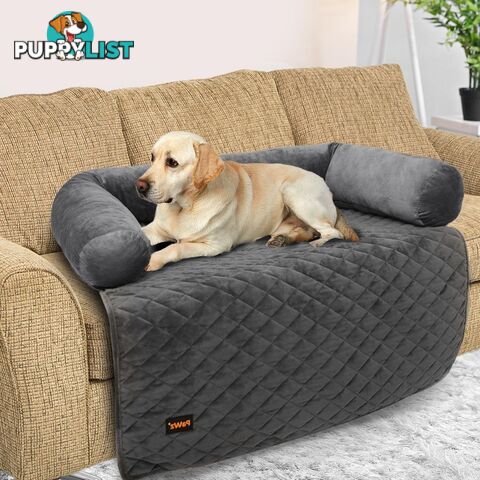 Pet Protector Sofa Cover Dog Cat Waterproof Couch Cushion Slipcovers PaWz - WB-PT1123-M-GY