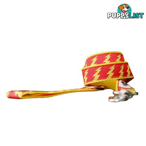 Lightning Bolt Dog Lead / Dog Leash - Hand Made by The Bark Side - TBSLDLIGBLK251.8
