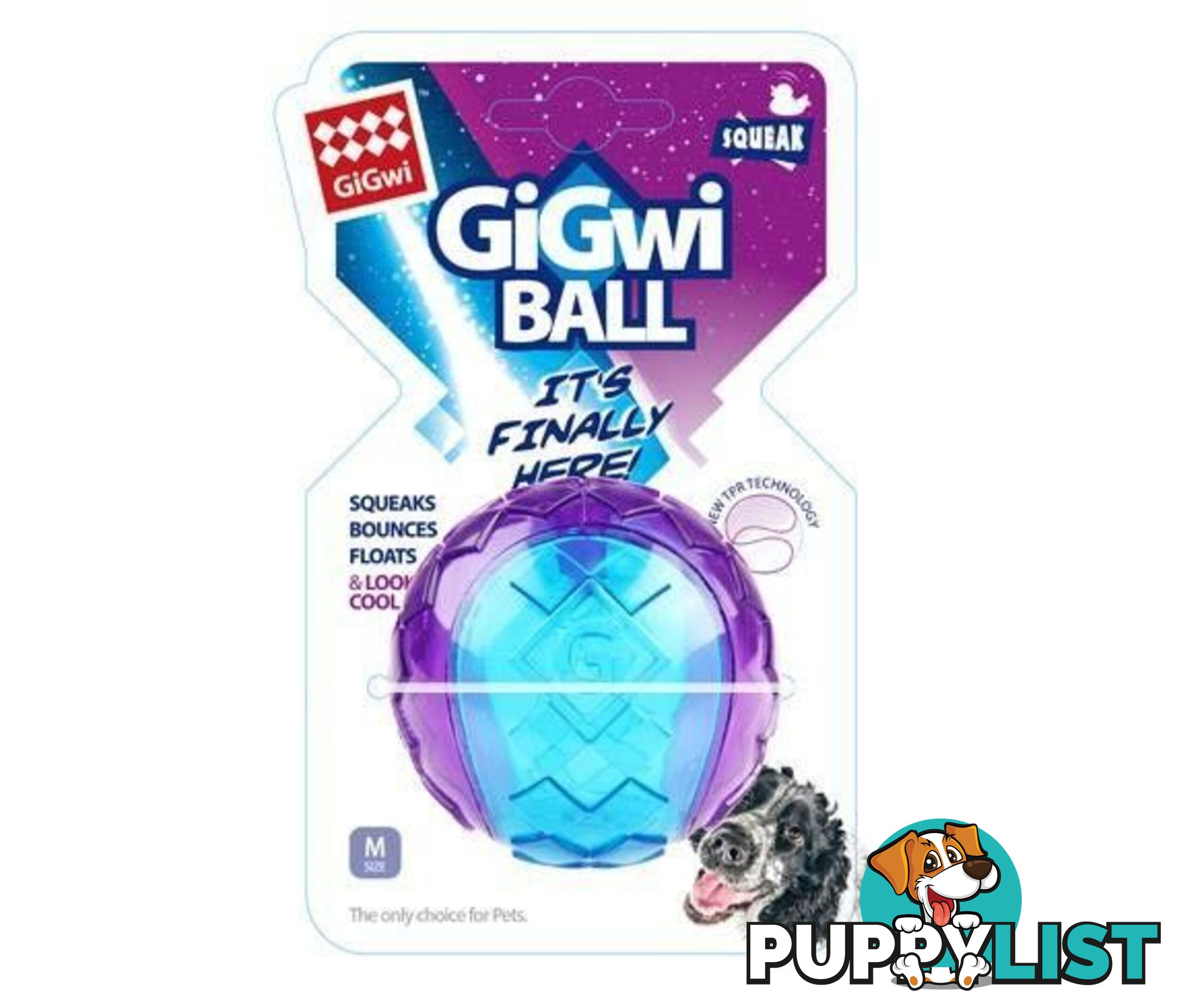 GIGWI BALL 1PACK - WPSDAG2100