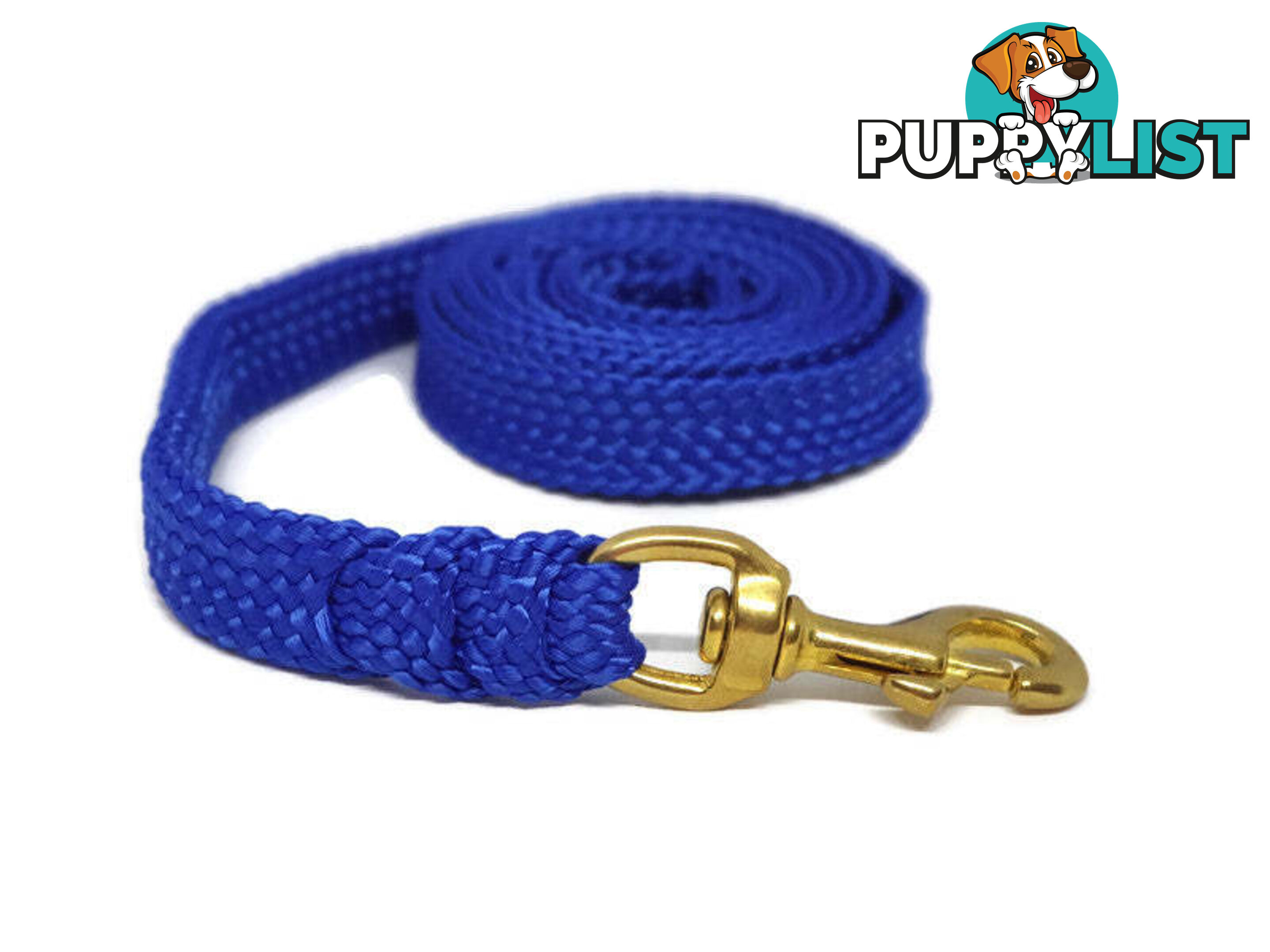1.8m to 10m Long Dog Lead No Stitching Tough Yarnix 20mm Wide - YNXLD201.8SSGRN