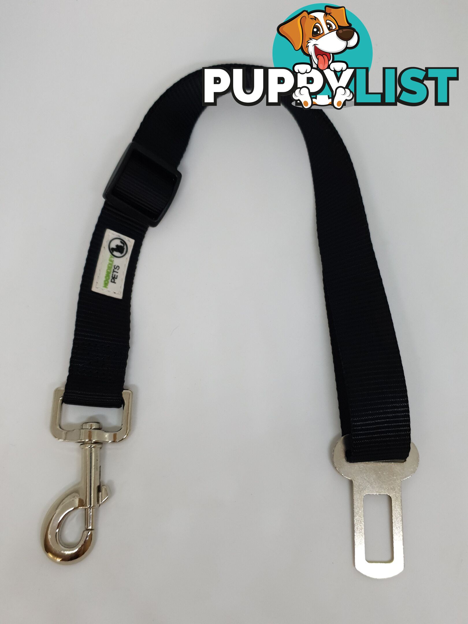 Seat Belt Safety Travel Attachment Connector - Moondidley Pets - MDPSBRED