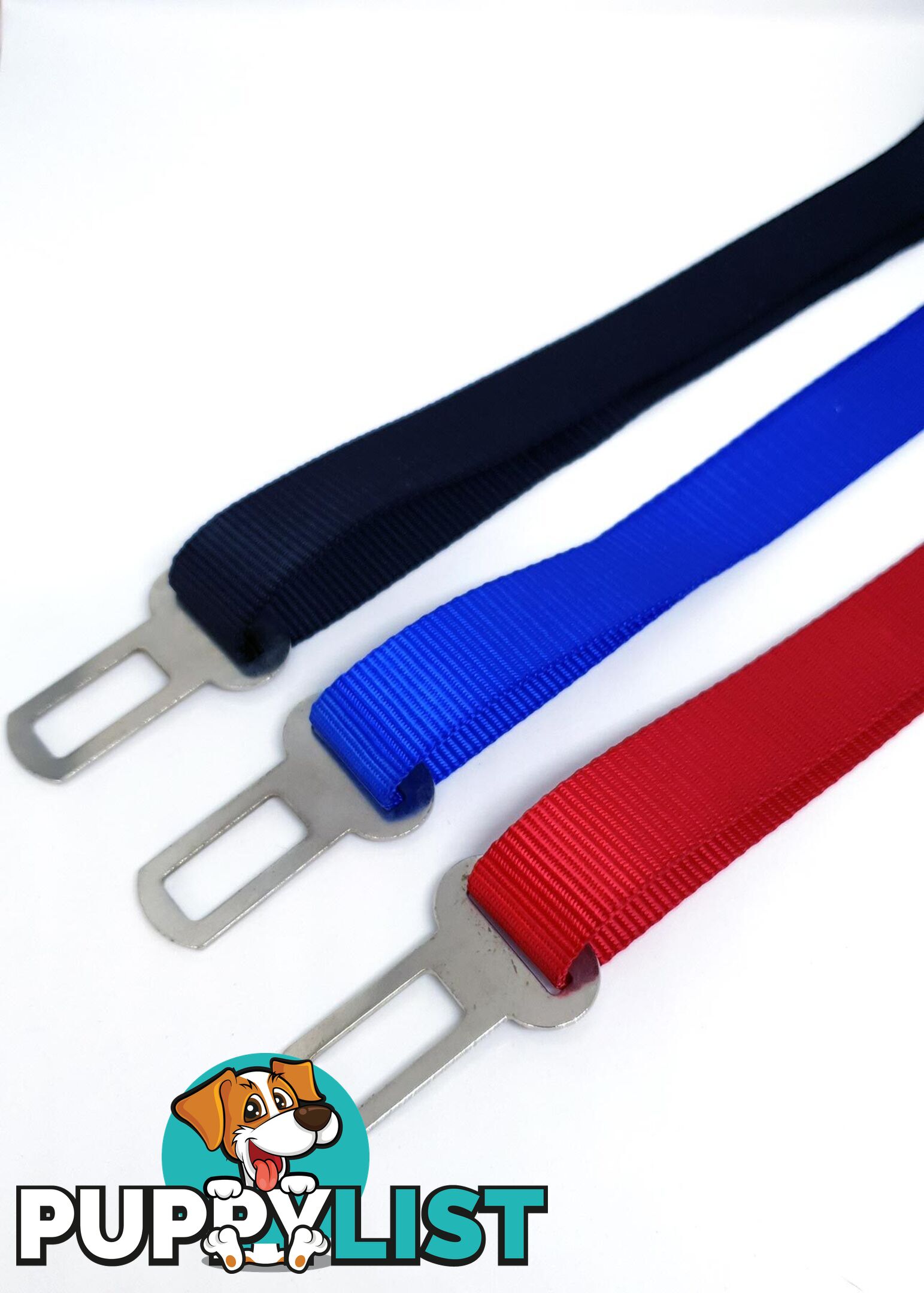 Seat Belt Safety Travel Attachment Connector - Moondidley Pets - MDPSBRED