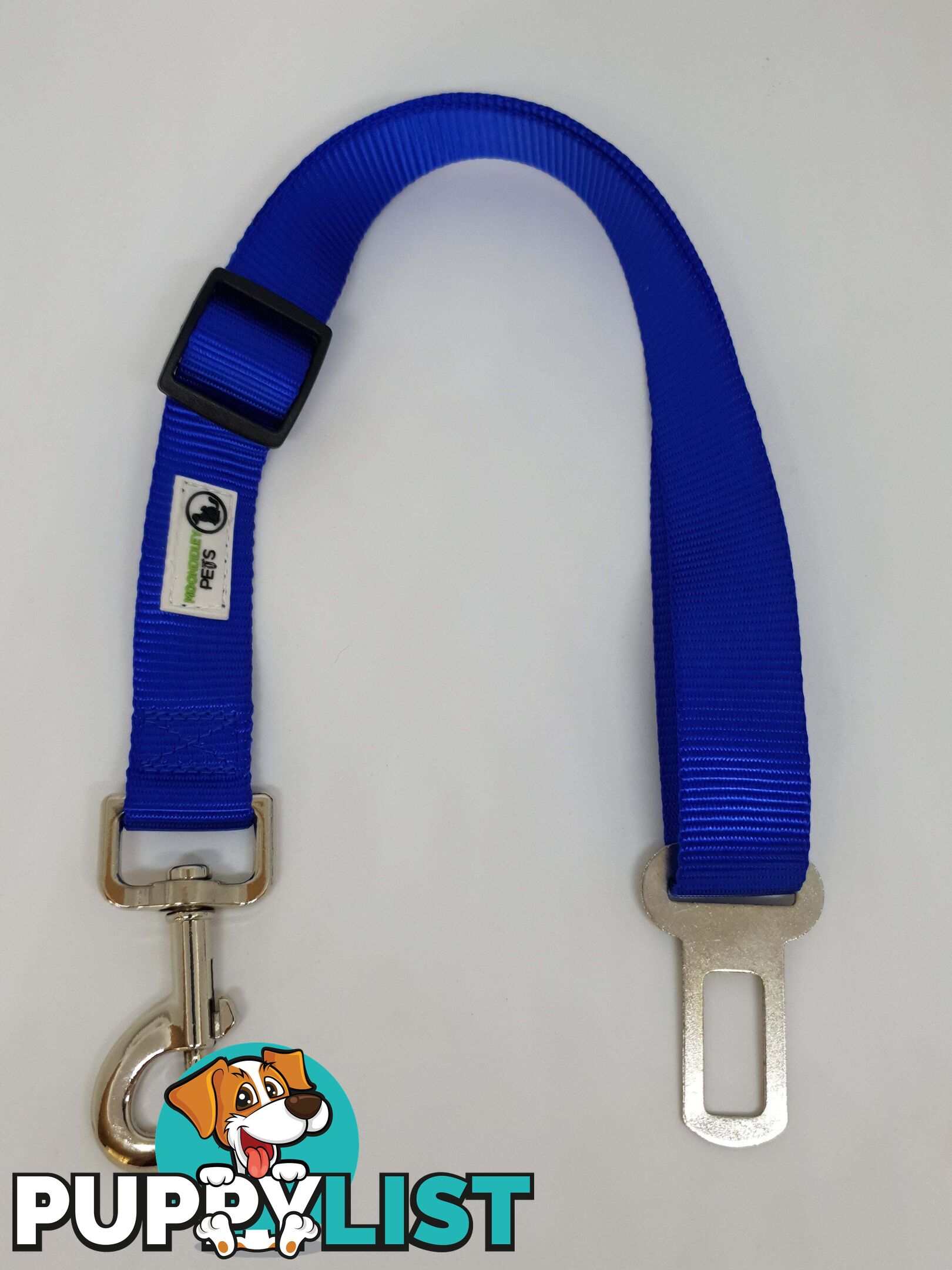 Seat Belt Safety Travel Attachment Connector - Moondidley Pets - MDPSBRED