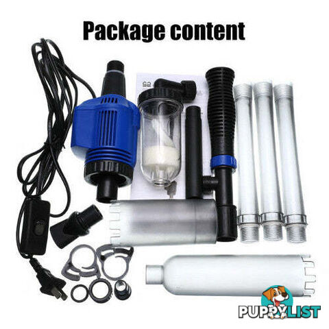 Electric Aquarium Fish Tank Cleaner Water Exchanger Siphon Vacuum Sand Cleaner - V201-GAA01BLU20AU