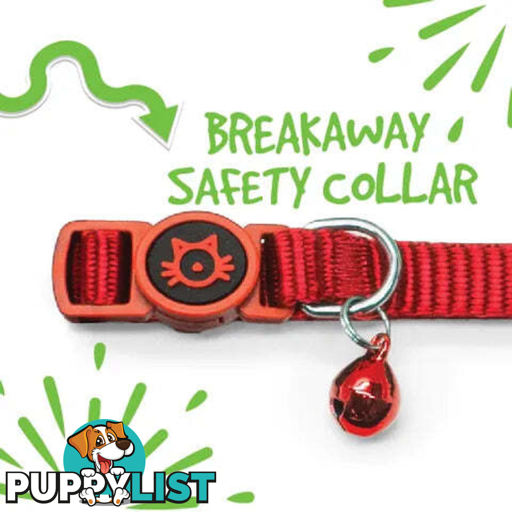 NYLON CAT COLLAR - BAINBRIDGE - BB-A7194-PUR