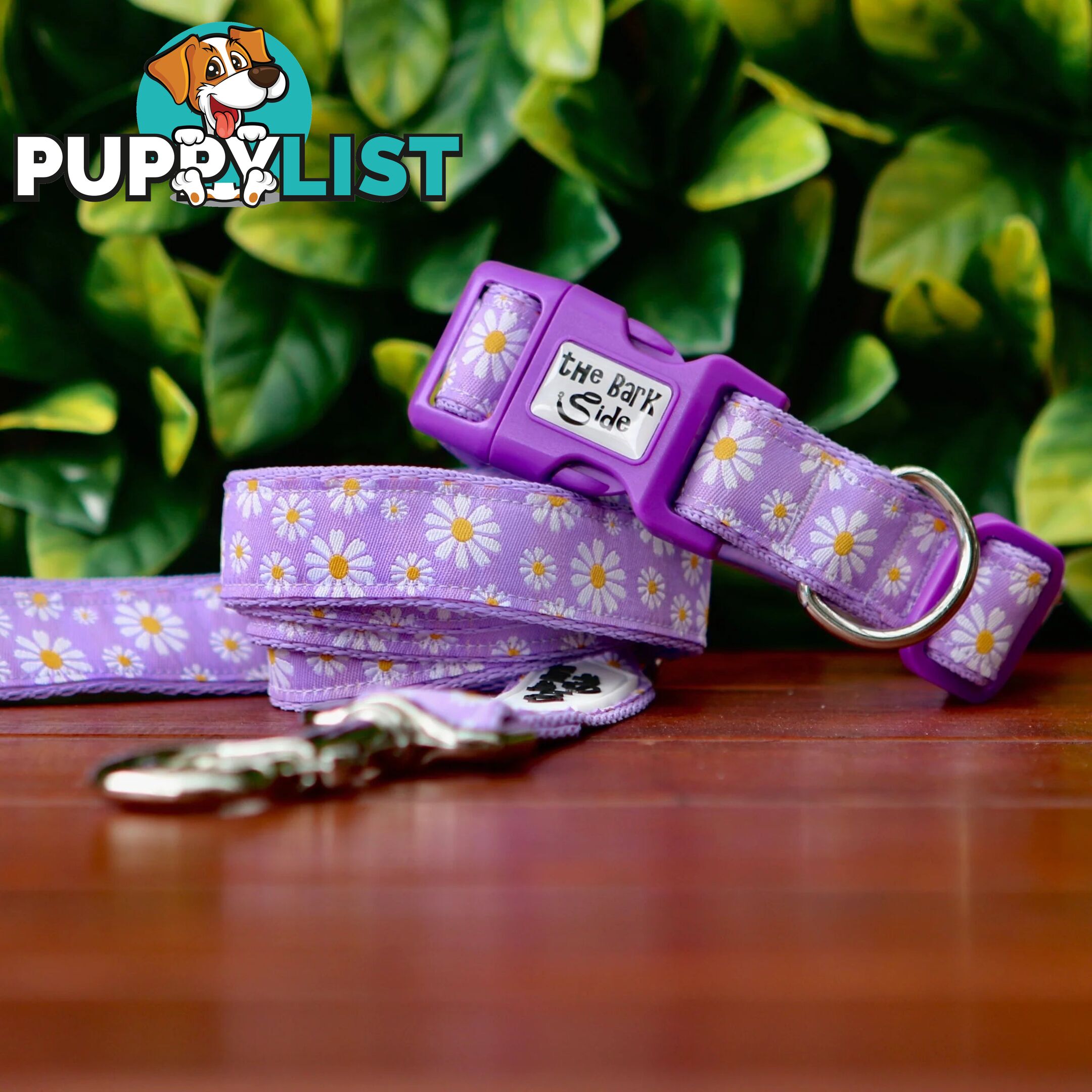 Daisy Dog Lead / Dog Leash - Hand Made by The Bark Side - TBSLDDAIPNK201.5