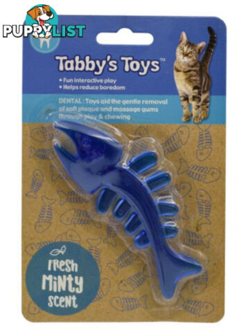 Cat Fish Skeleton Toy - Dental - Tabby's Toys - PPP-TOY2019111904GRN
