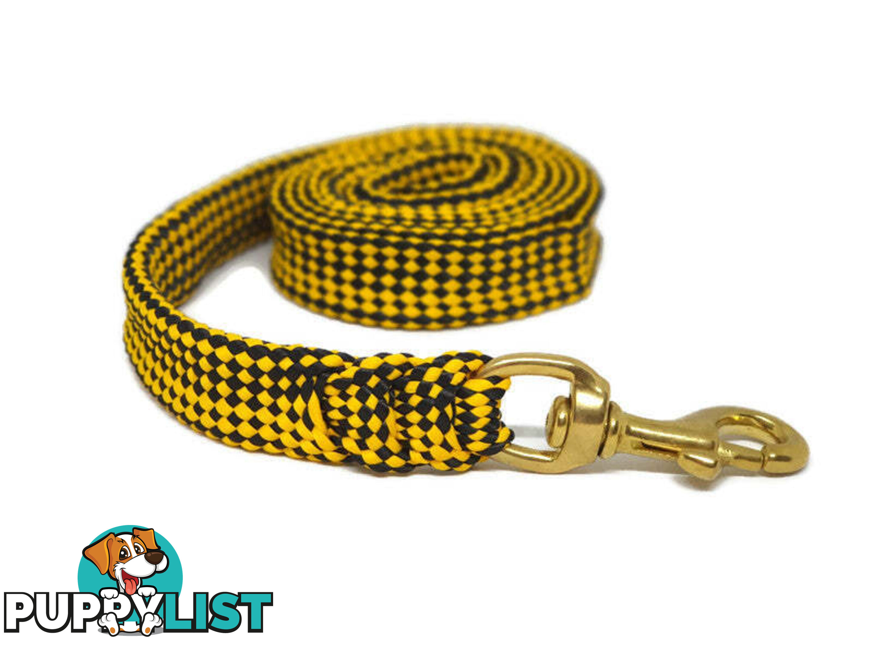 1.8m to 10m Long Dog Lead No Stitching Tough Yarnix 20mm Wide - YNXLD2010SSRED
