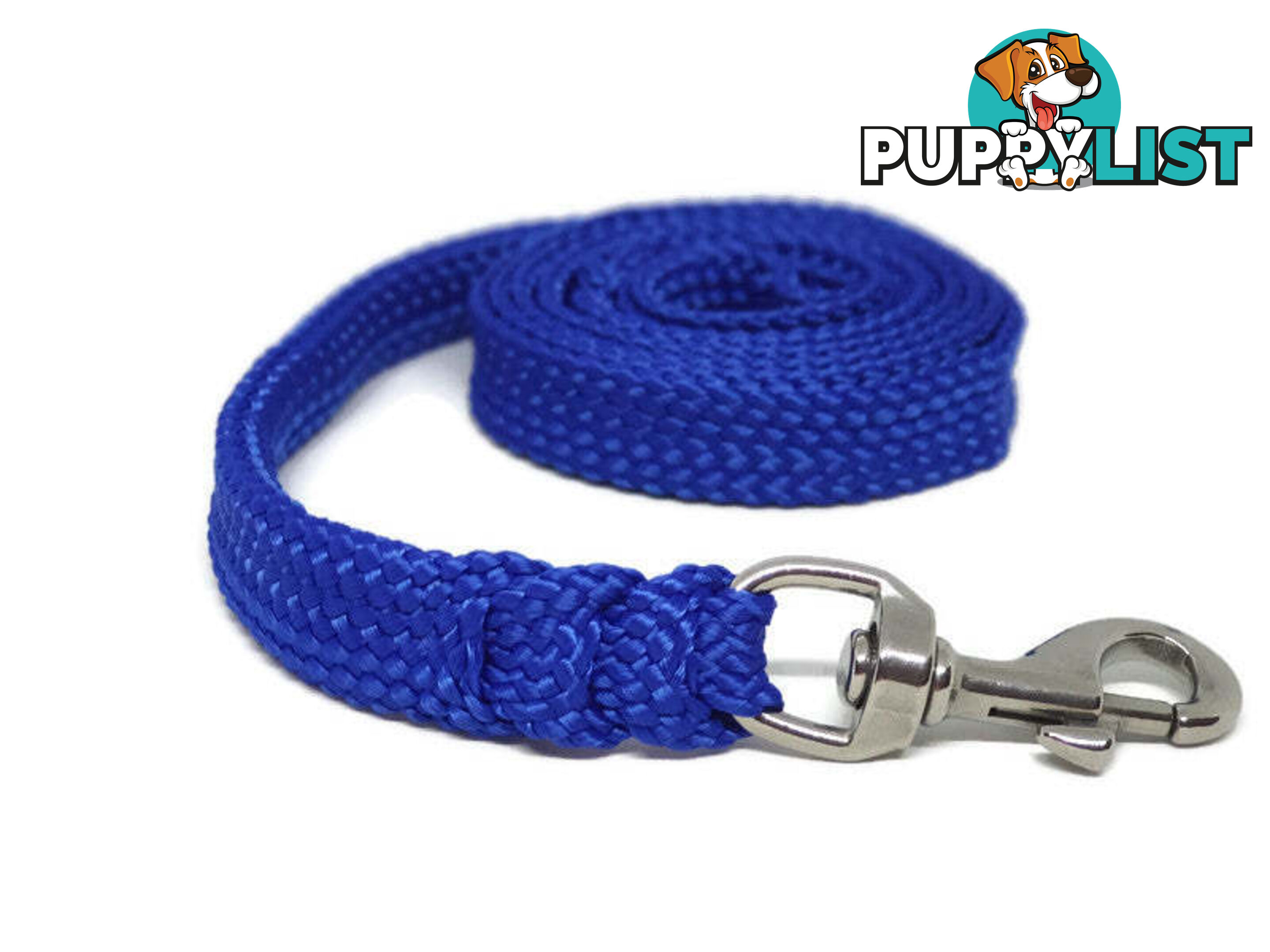 1.8m to 10m Long Dog Lead No Stitching Tough Yarnix 20mm Wide - YNXLD2010SSRED