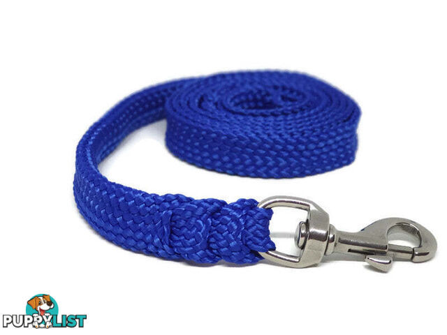 1.8m to 10m Long Dog Lead No Stitching Tough Yarnix 20mm Wide - YNXLD2010SSRED