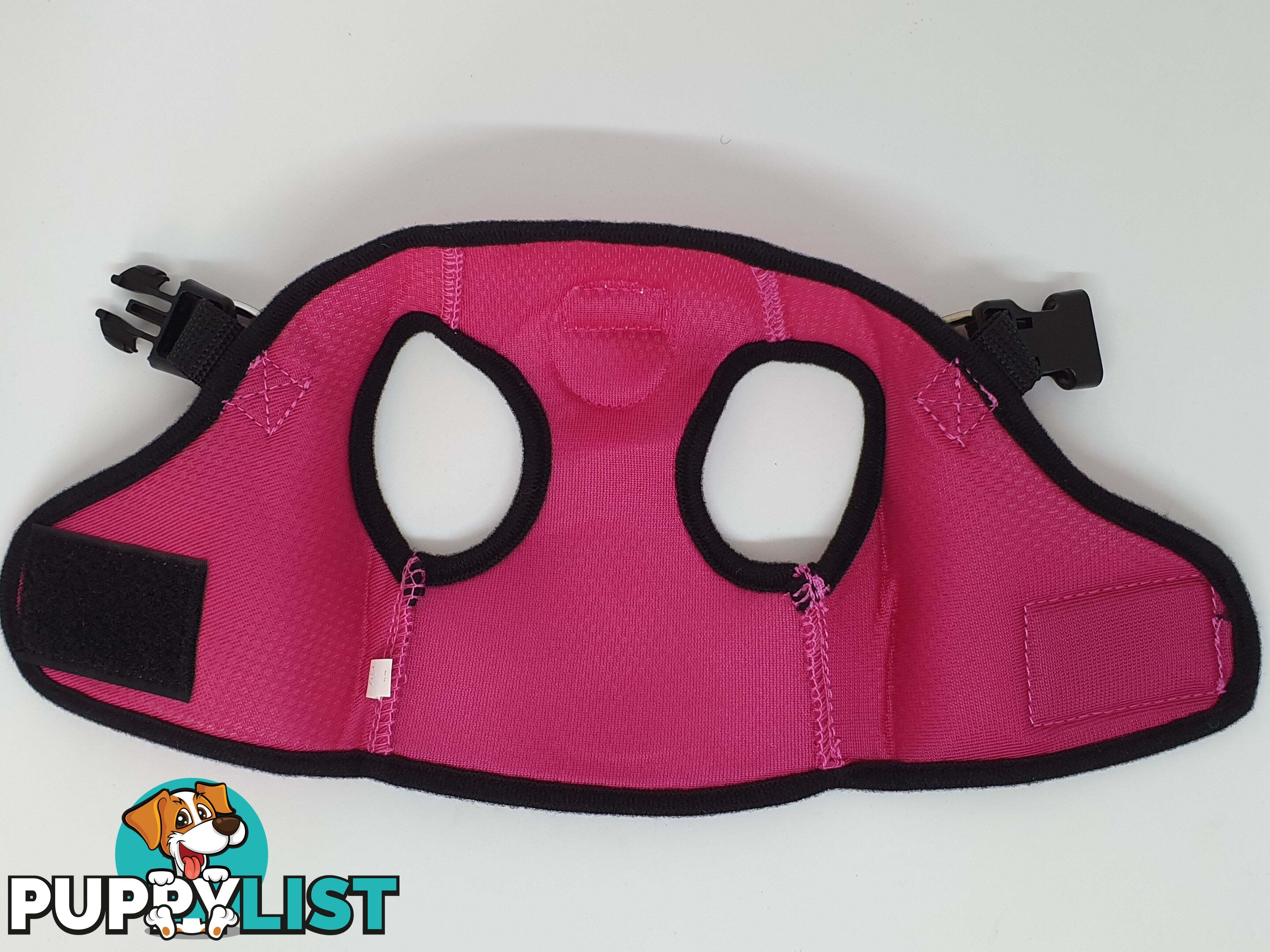 Vest Harness Pet Dog-Cat Step-in Velcro and Buckle Attachments - Moondidley Pets - MDPVESTXLRED
