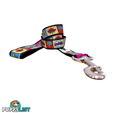 Comic Mania Dog Lead / Dog Leash - Hand Made by The Bark Side - TBSLDCOM251.5