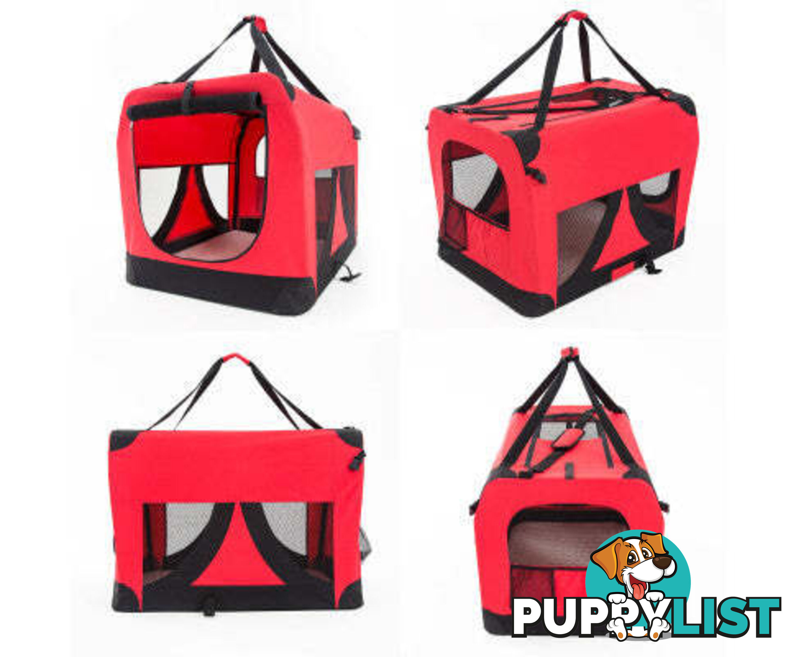 Paw Mate Portable Soft Dog Cage Crate Carrier - V274-PET-02XXXL-GY