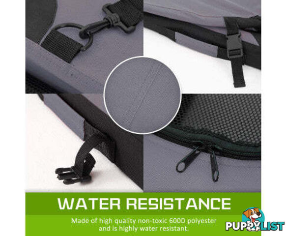 Paw Mate Portable Soft Dog Cage Crate Carrier - V274-PET-02XXXL-GY