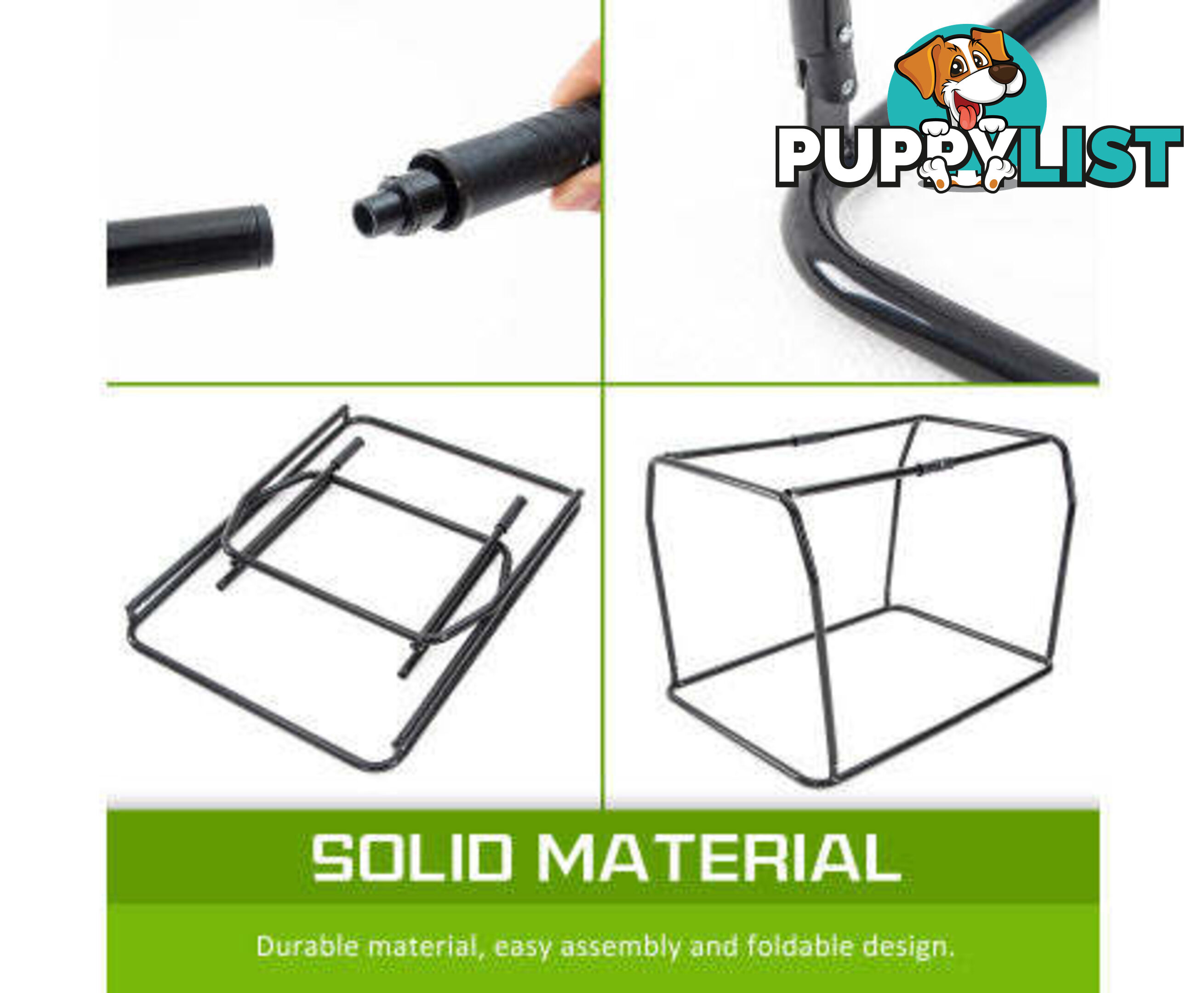 Paw Mate Portable Soft Dog Cage Crate Carrier - V274-PET-02XXXL-GY