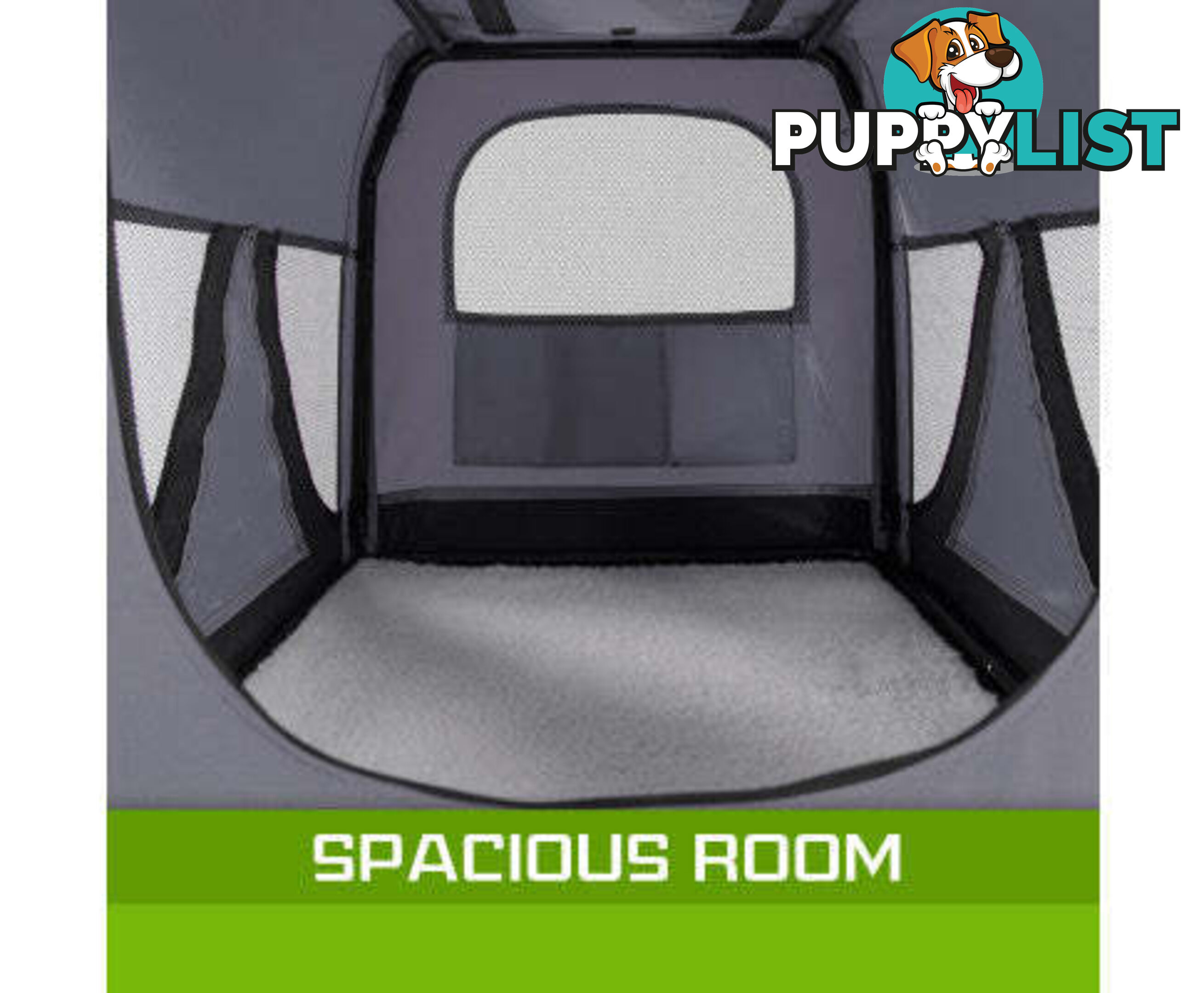 Paw Mate Portable Soft Dog Cage Crate Carrier - V274-PET-02XXXL-GY