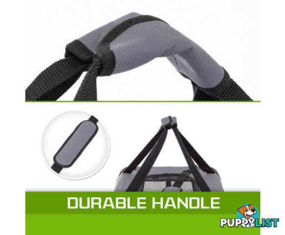 Paw Mate Portable Soft Dog Cage Crate Carrier - V274-PET-02XXXL-GY