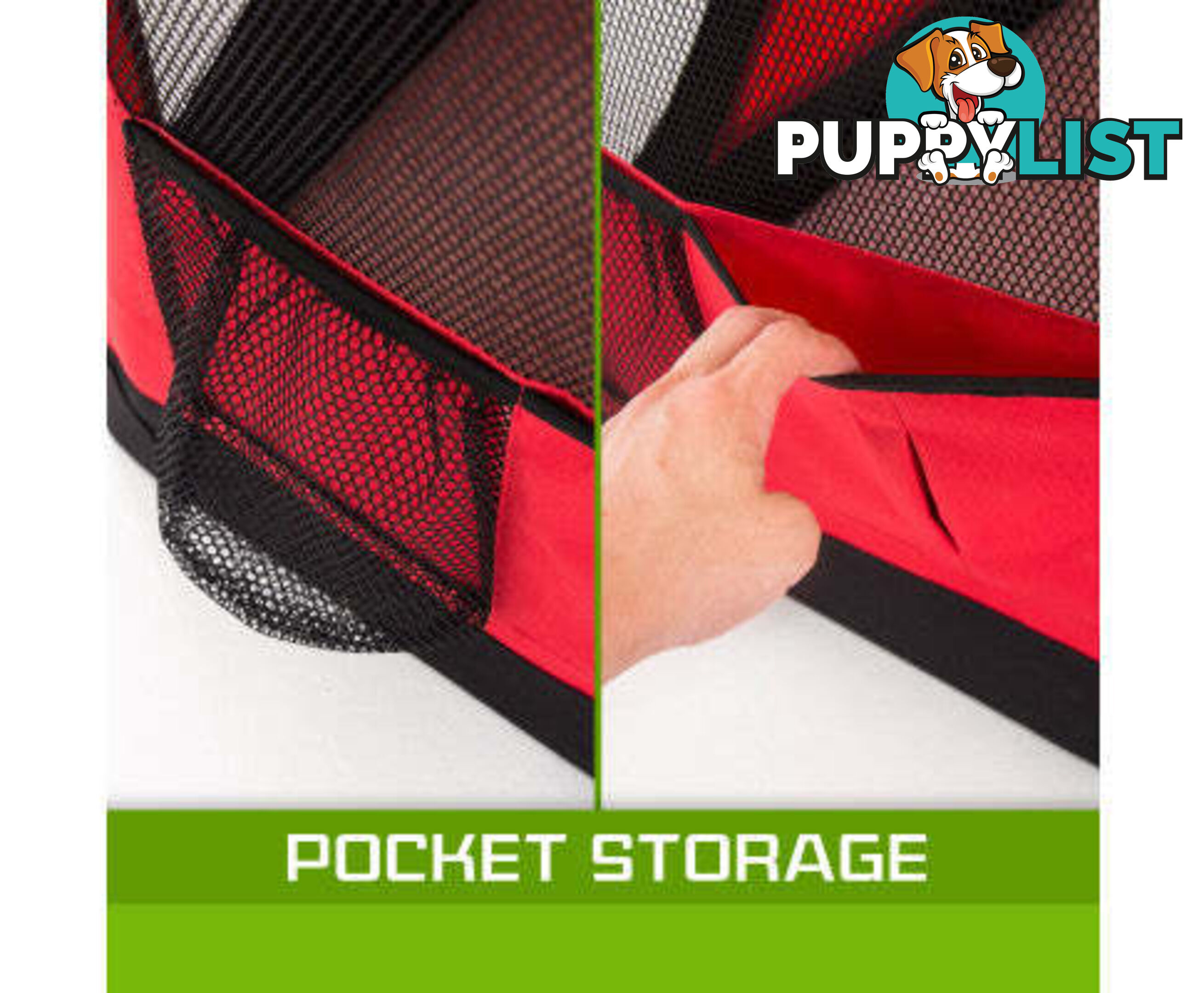 Paw Mate Portable Soft Dog Cage Crate Carrier - V274-PET-02XXXL-GY