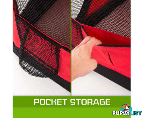 Paw Mate Portable Soft Dog Cage Crate Carrier - V274-PET-02XXXL-GY