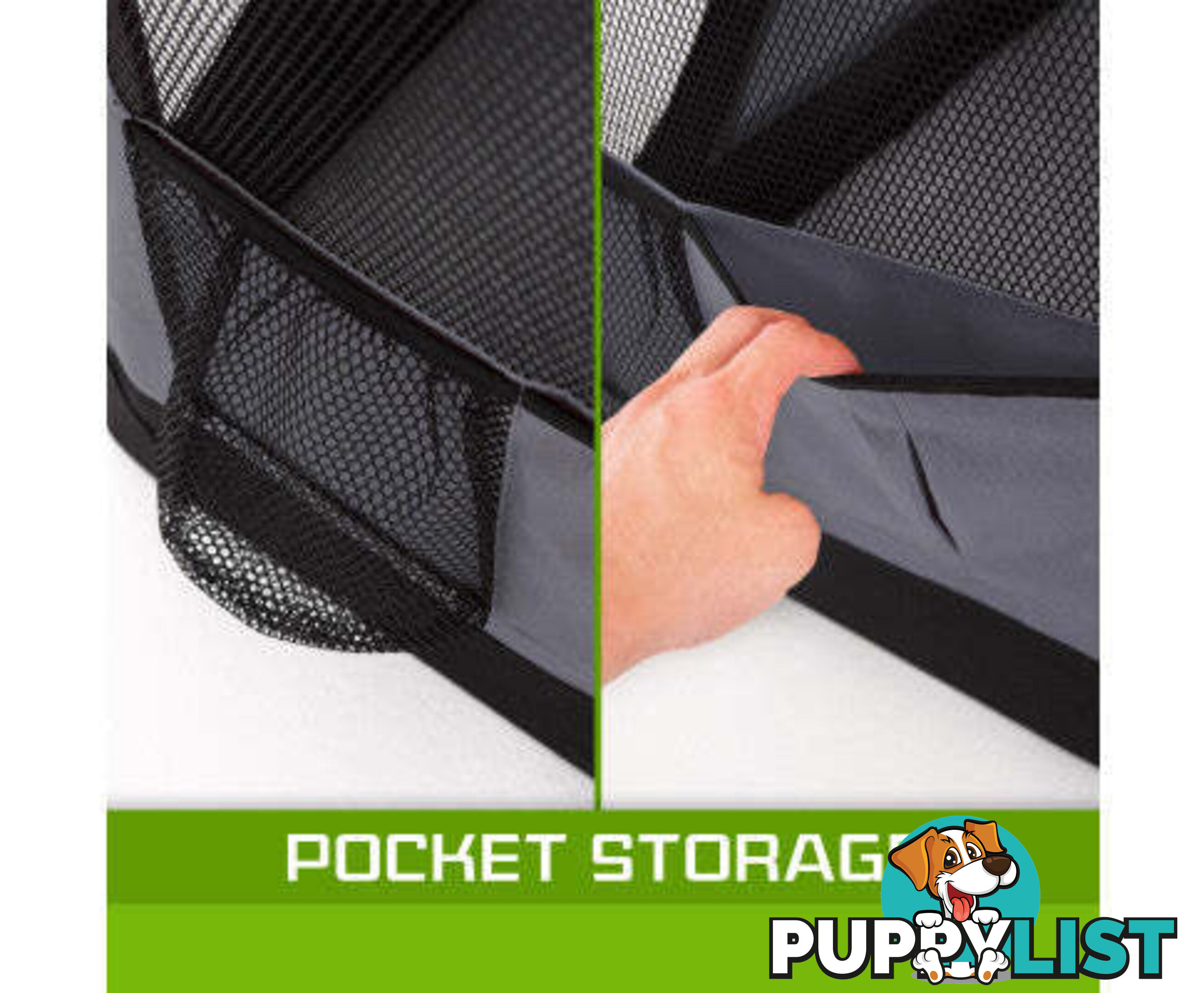 Paw Mate Portable Soft Dog Cage Crate Carrier - V274-PET-02XXXL-GY