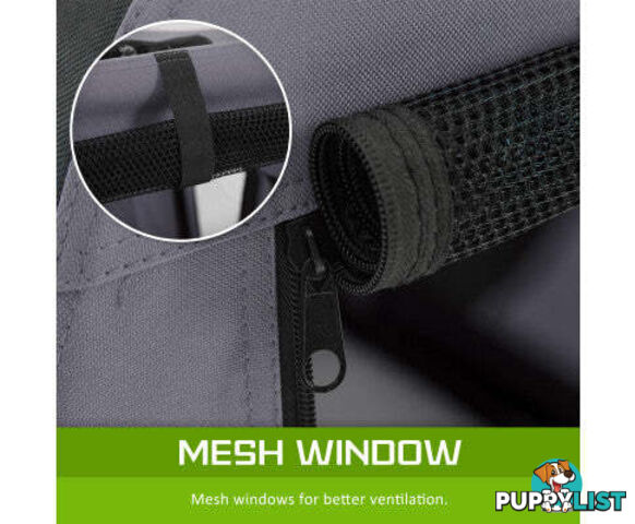 Paw Mate Portable Soft Dog Cage Crate Carrier - V274-PET-02XXXL-GY