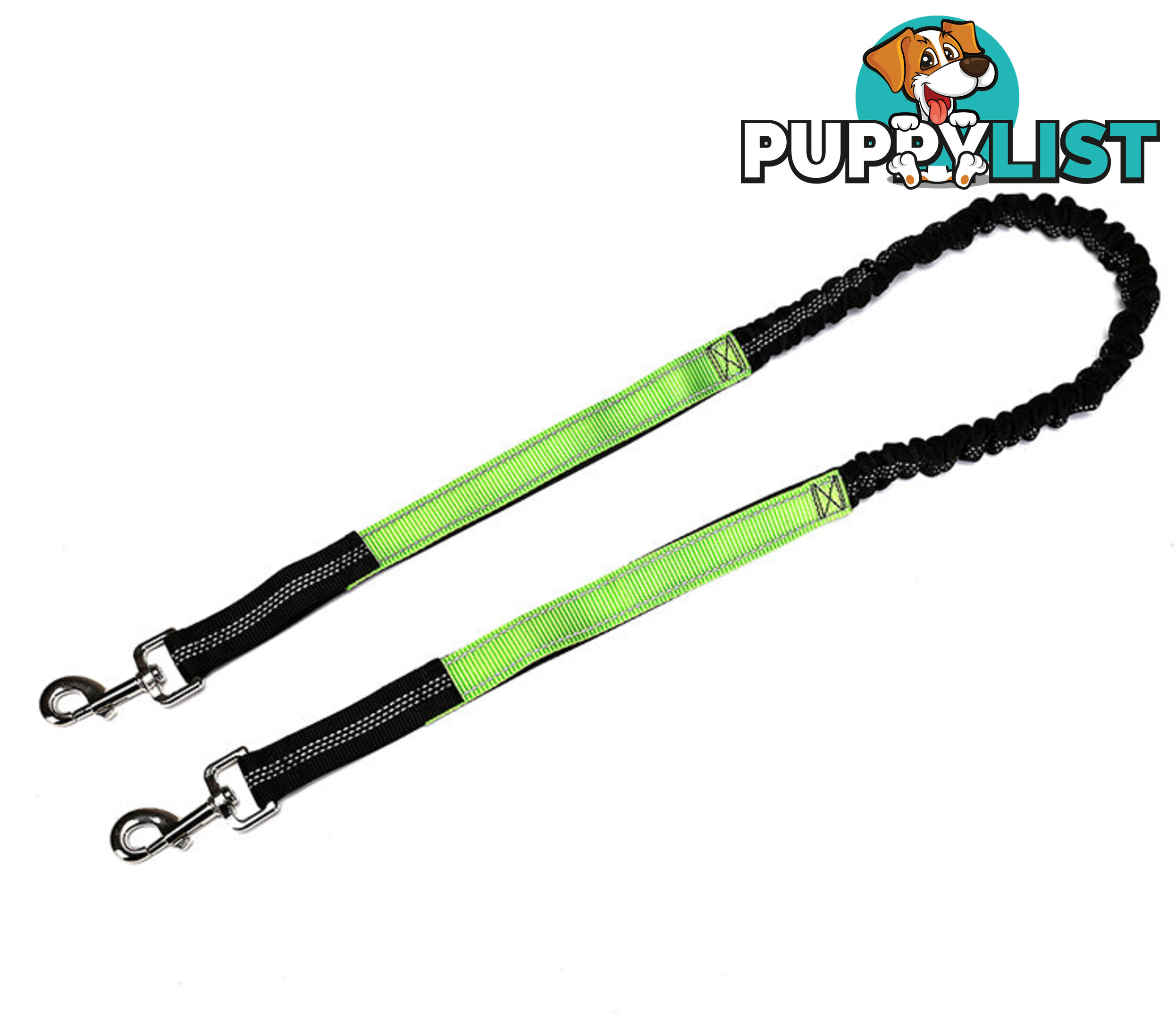 Hands Free Runner/Walker Waist Dog Leash Reflective- Moondidley Pets - MDPLDRUNRED