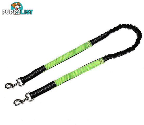 Hands Free Runner/Walker Waist Dog Leash Reflective- Moondidley Pets - MDPLDRUNRED