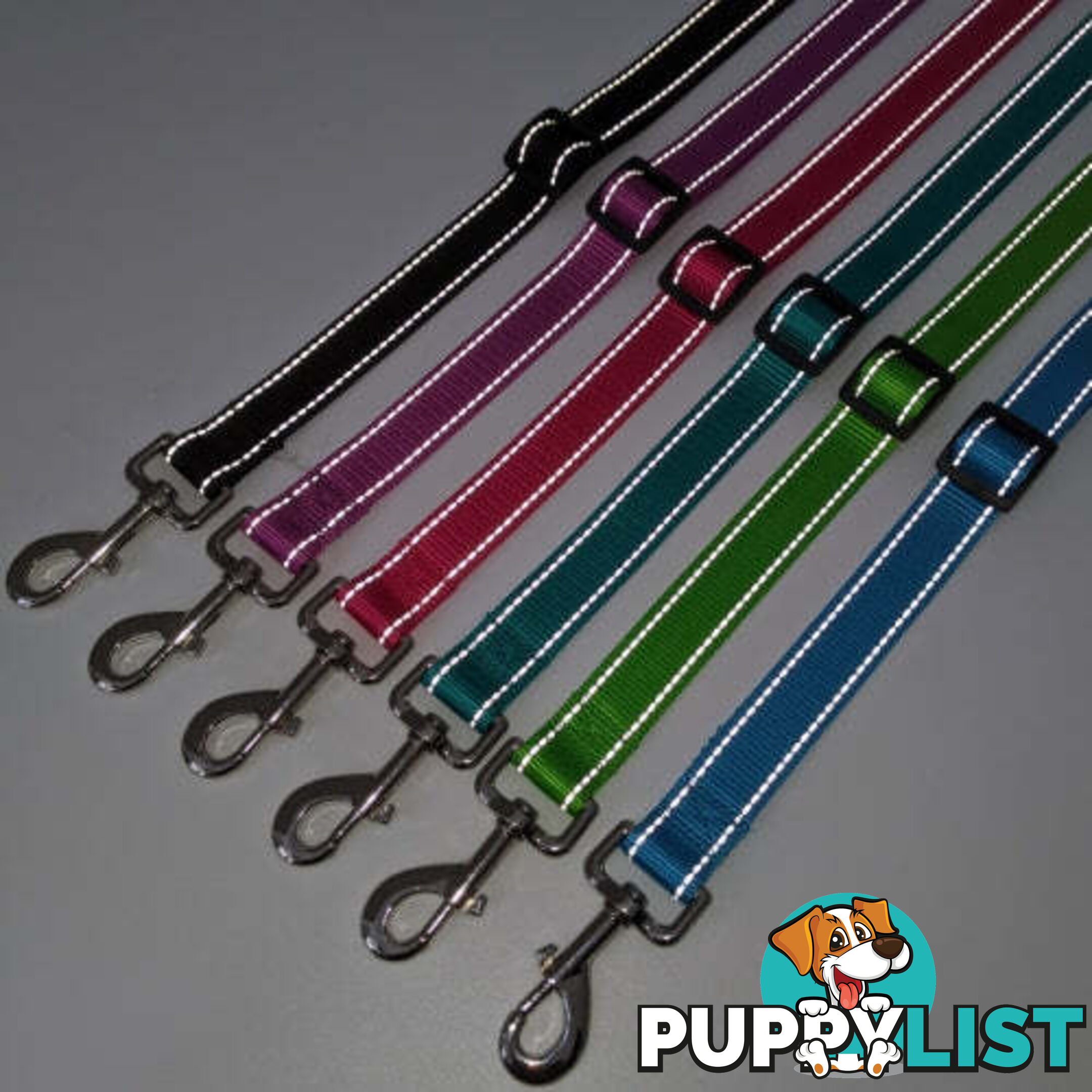 Hands Free Runner/Walker Waist Dog Leash Reflective- Moondidley Pets - MDPLDRUNRED