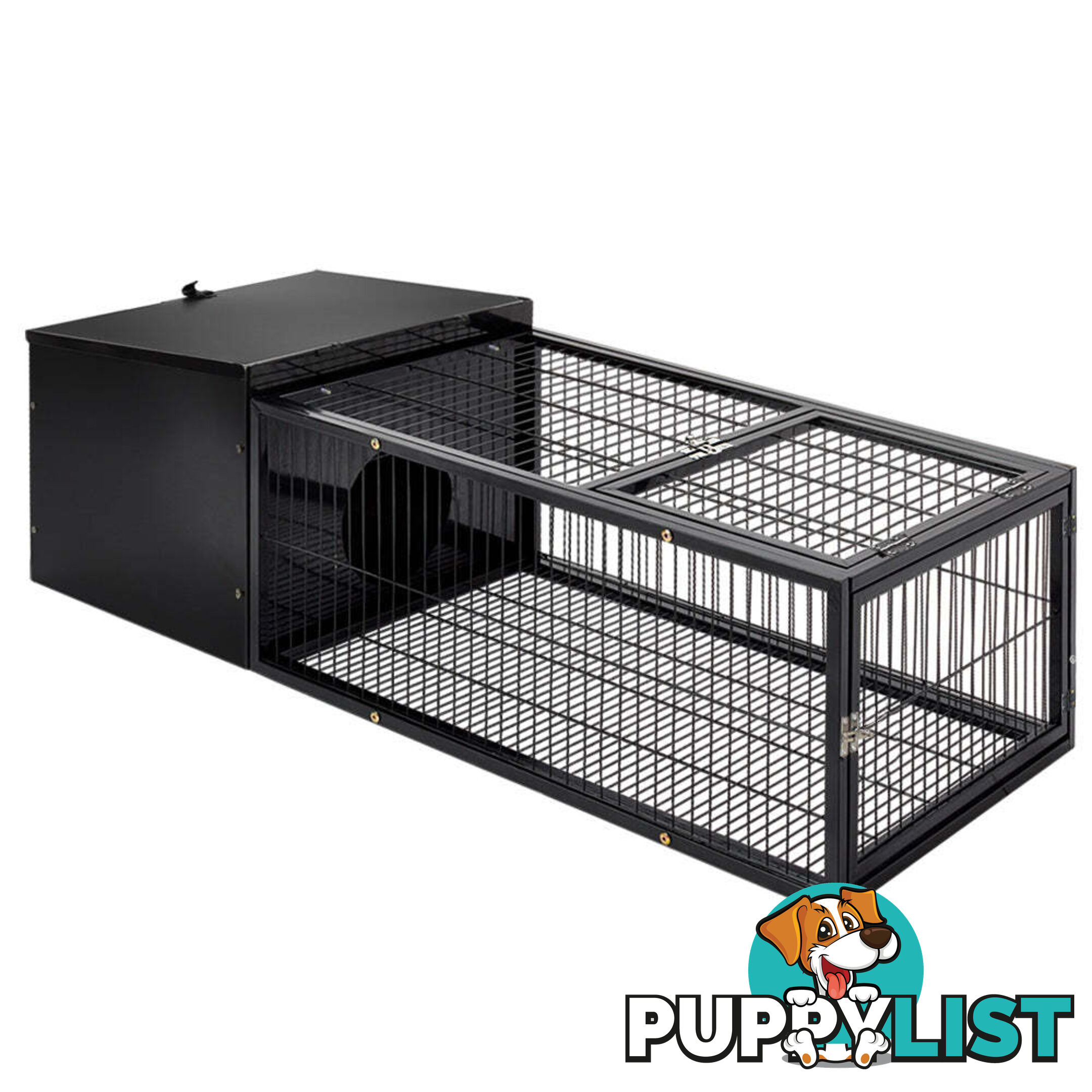 i.Pet Rabbit Cage 122x52cm Hutch Enclosure Carrier Metal - PET-RAB-CAGE-L120