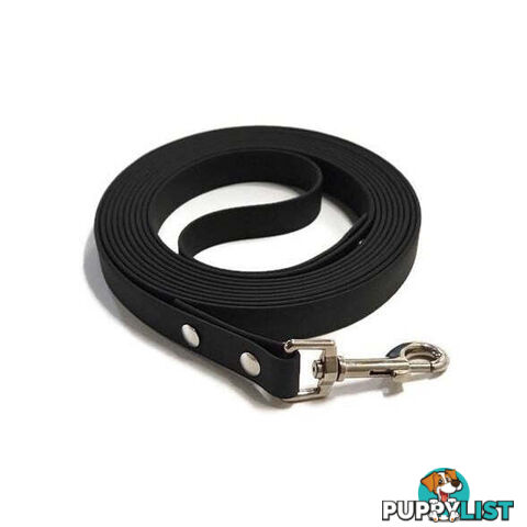 3m - 5m Biothane Dog Lead - BIOLD4LBLK