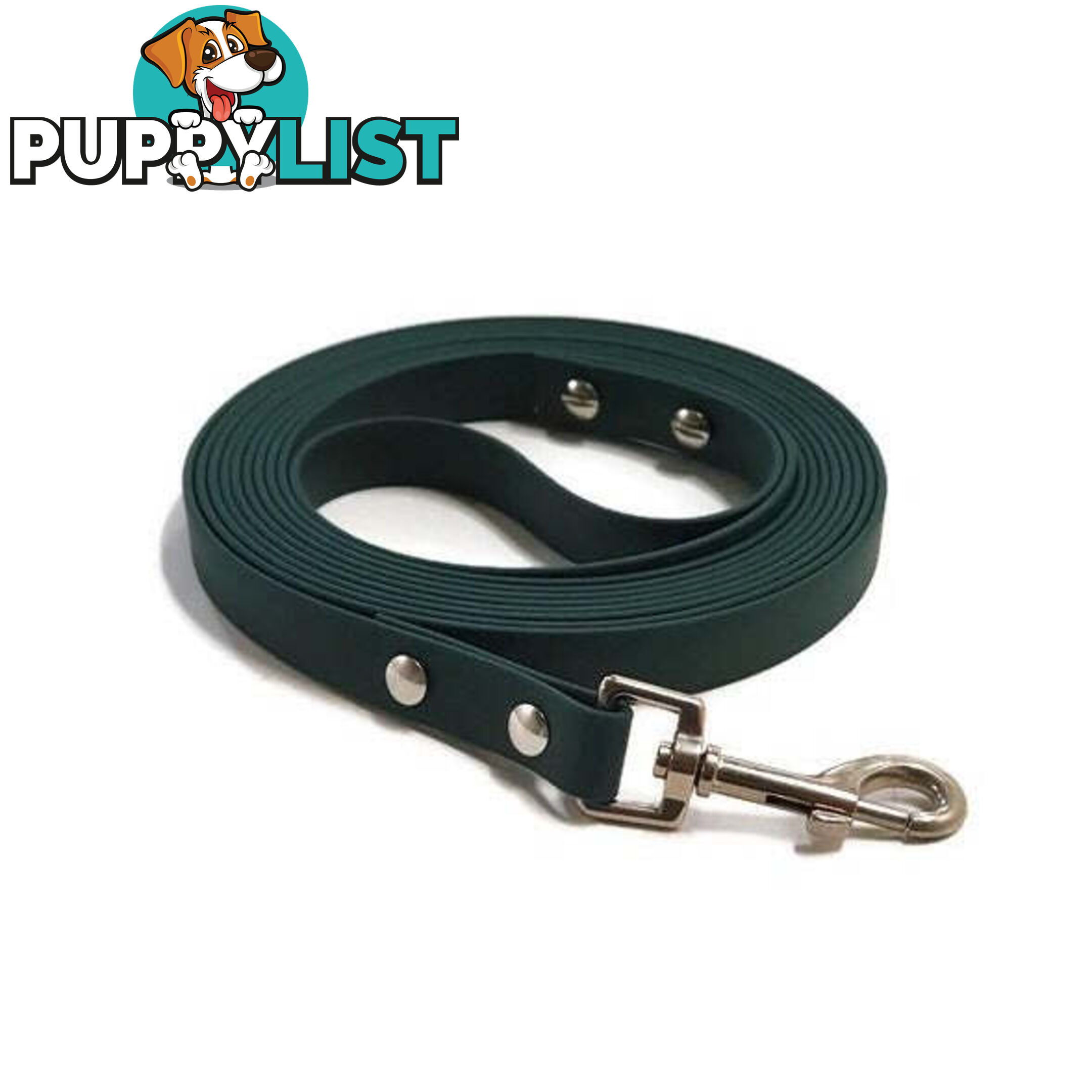 3m - 5m Biothane Dog Lead - BIOLD4LBLK