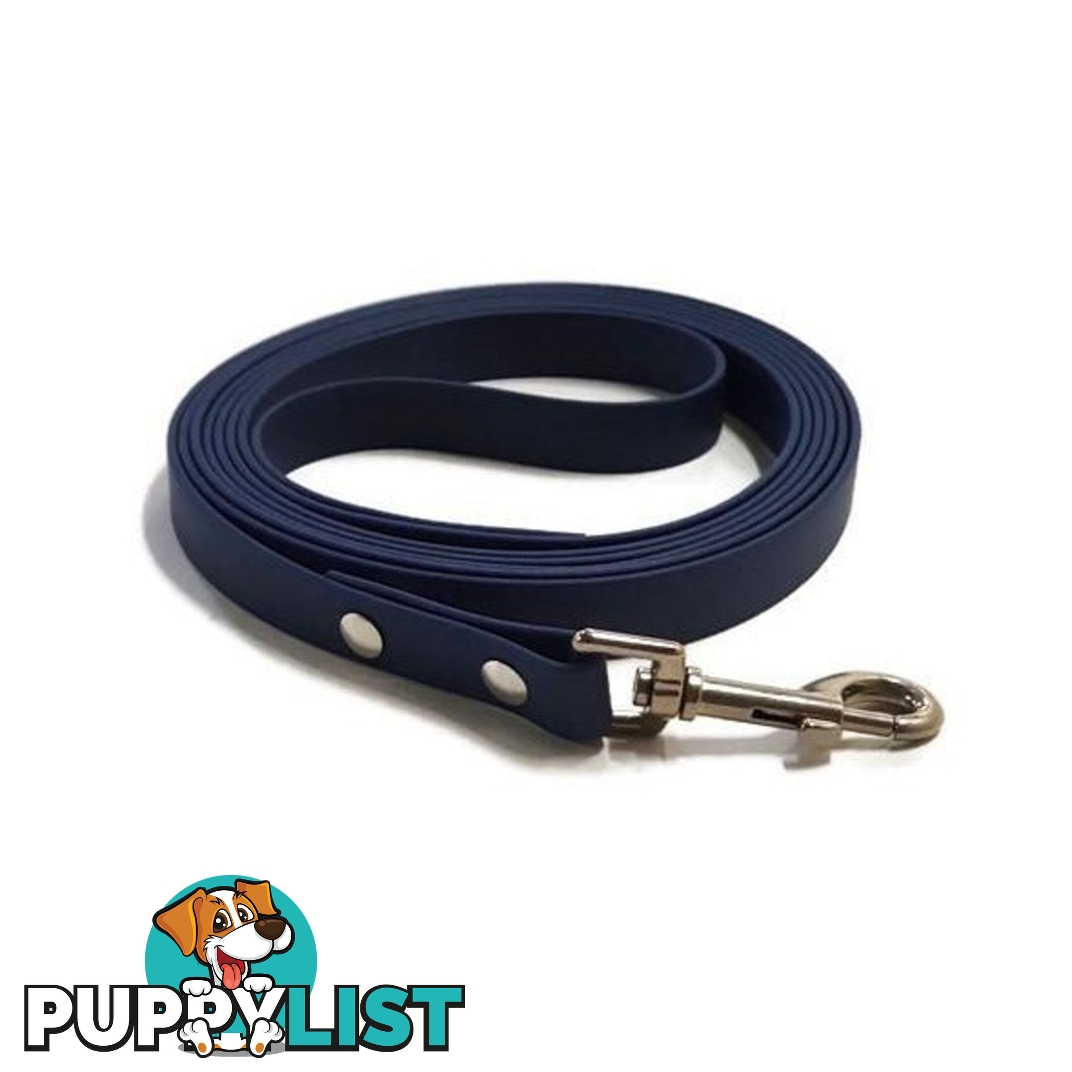 3m - 5m Biothane Dog Lead - BIOLD4LBLK