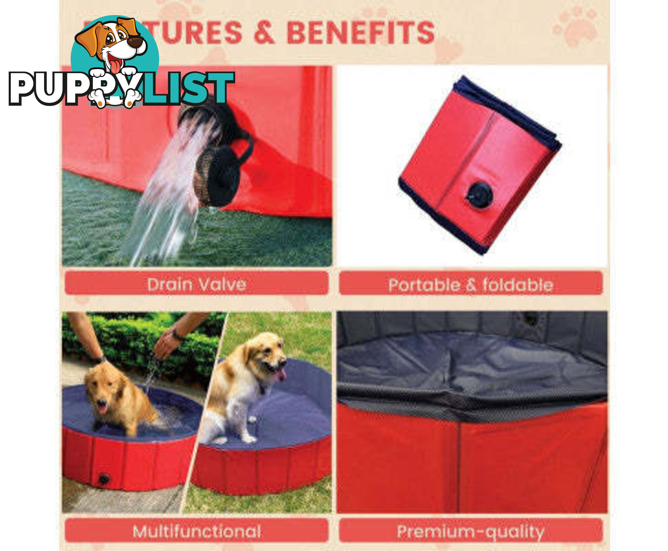 Floofi Pet Pool - V227-3331641005040