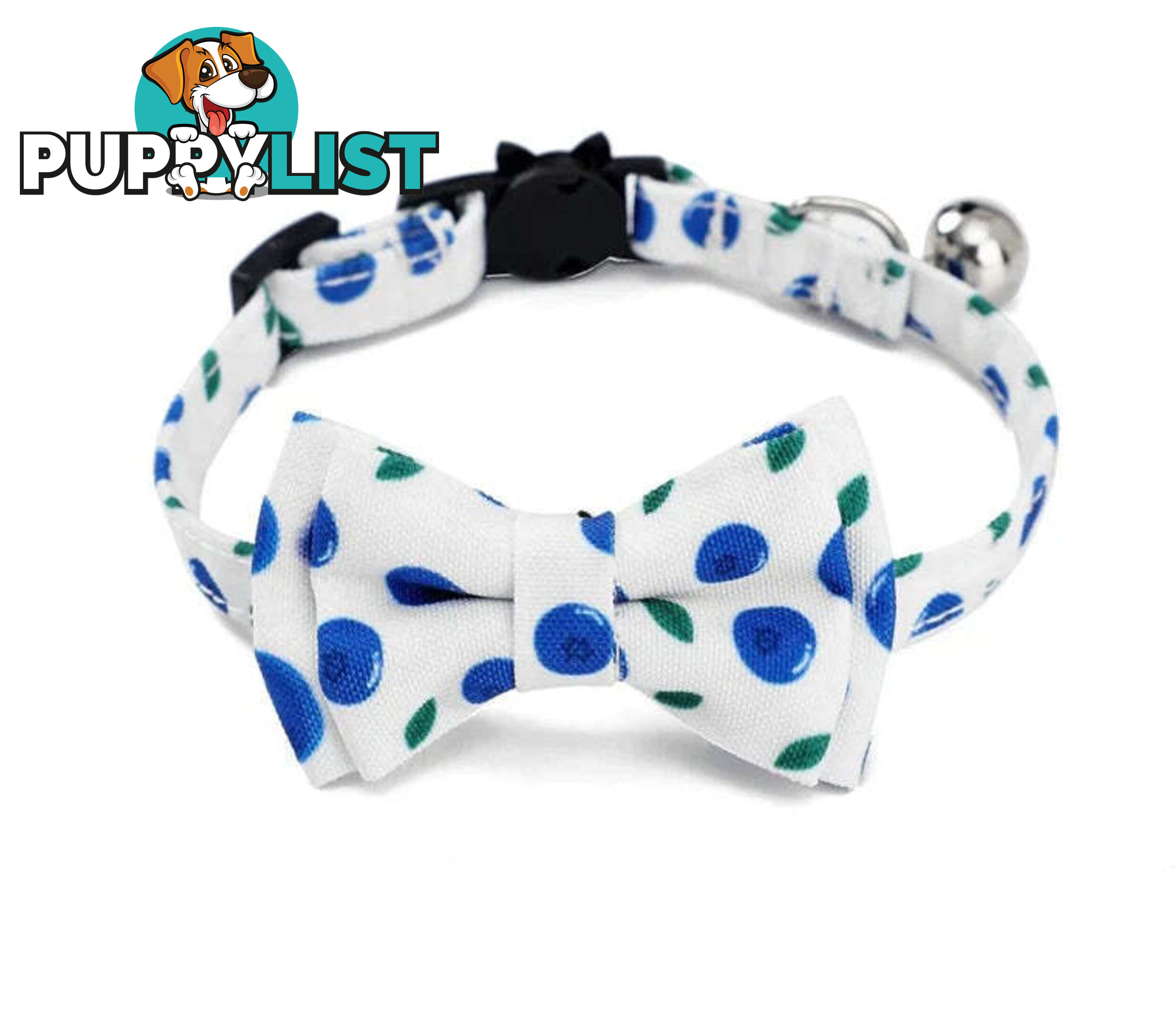 Breakaway Cat Collar & Bow Tie / XS - Hand Made by The Bark Side - TBSBRKXSSTR