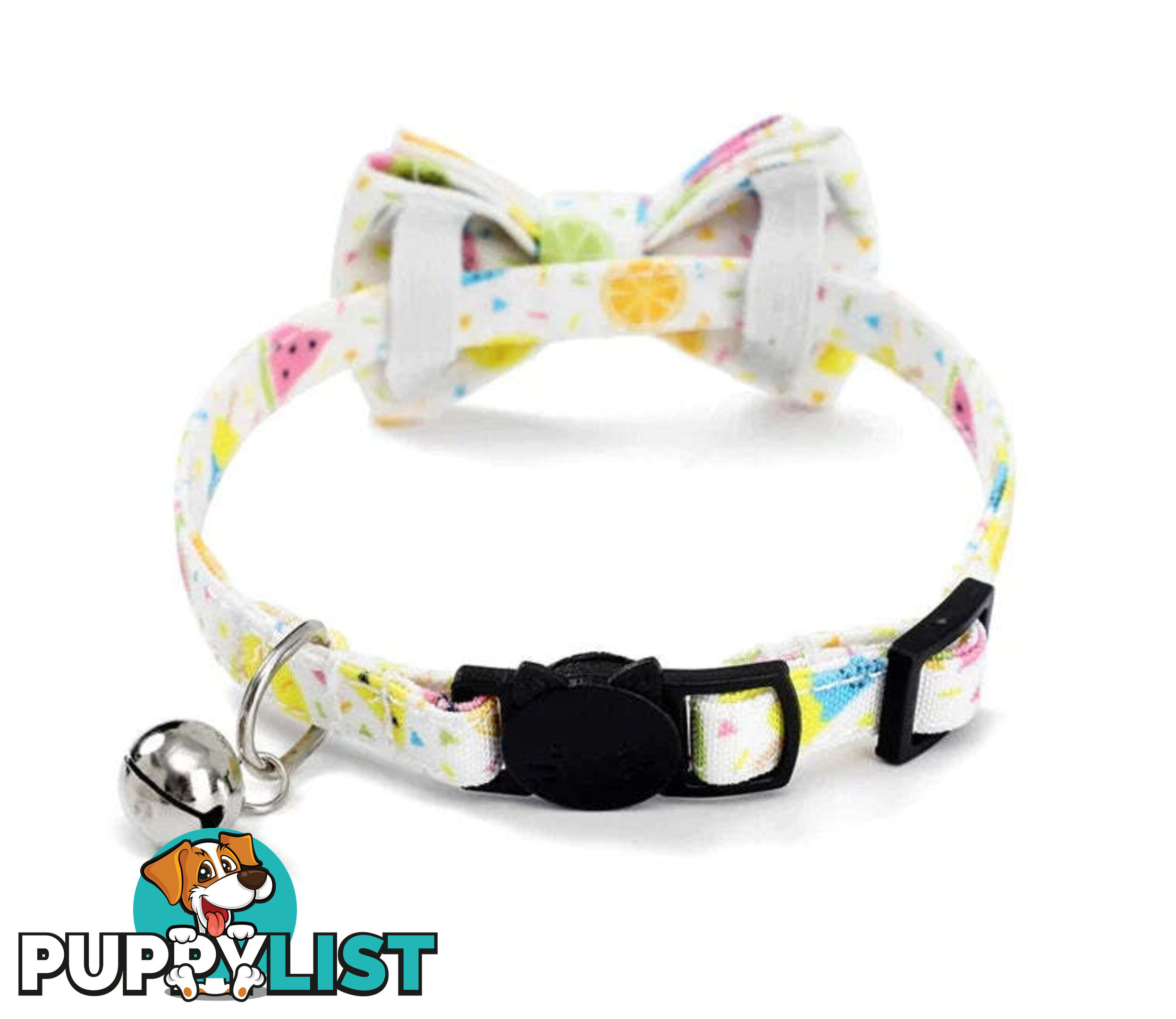 Breakaway Cat Collar & Bow Tie / XS - Hand Made by The Bark Side - TBSBRKXSSTR