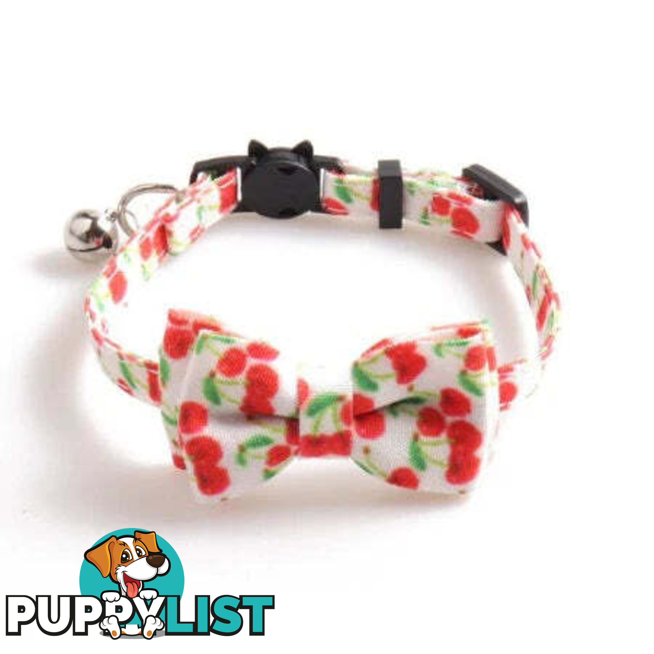 Breakaway Cat Collar & Bow Tie / XS - Hand Made by The Bark Side - TBSBRKXSSTR