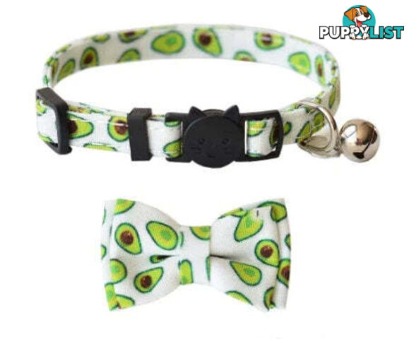 Breakaway Cat Collar & Bow Tie / XS - Hand Made by The Bark Side - TBSBRKXSSTR