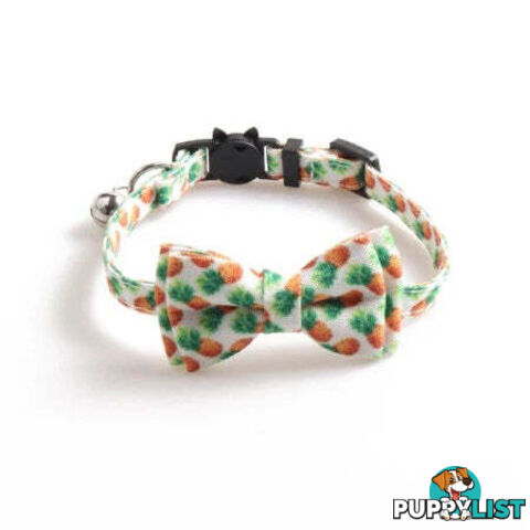 Breakaway Cat Collar & Bow Tie / XS - Hand Made by The Bark Side - TBSBRKXSSTR